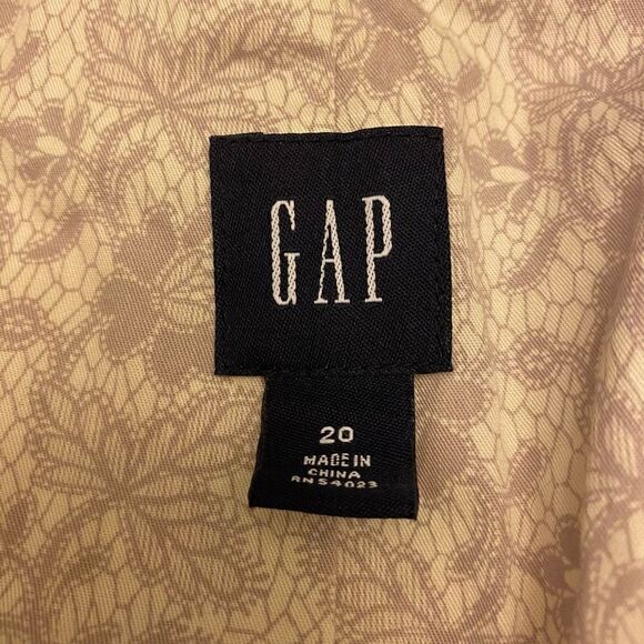 Gap Cream Y2K Velvet Long Sleeve Blazer Size 20‎ - Picture 10 of 13